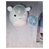 story time projector and squshmallows