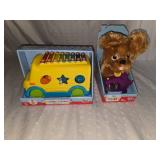 pet puppy and xylophone