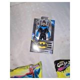 spider man and batman figures