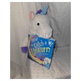 unicorn stuffy and book