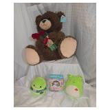 squishmallow, stuffy and party game