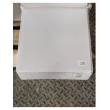 Porcetile Glossy Black 11.2 in. x 11.91 in. Stacked Porcelain Mosaic Wall and Floor Tile (9.3 sq. ft.)