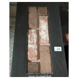 Red Noble 10.5 in. x 28 in. Textured Clay Brick Look Mesh-Mounted Mosaic Tile (26.1 sq. ft.)