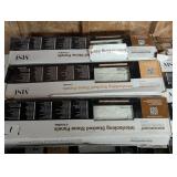 Arctic White Ledger Panel 6 in. x 24 in. Splitface Marble Wall Tile (85 sq. ft.)