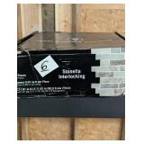 Stonella Interlocking 12 in. x 12 in. x 0.24 in. Glass Mesh-Mounted Mosaic Wall Tile (14.55 sq. ft.)