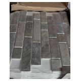 Stonella Interlocking 12 in. x 12 in. x 0.24 in. Glass Mesh-Mounted Mosaic Wall Tile (14.55 sq. ft.)