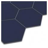 Big Hexagon 11.6 in. x 10.1 in. Blue Peel and Stick Backsplash Stone Composite Wall Tile (32.8 sq. ft.)