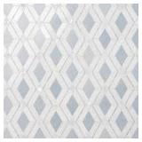 Benes Blue Celeste 10.02 in. x 10.02 in. Polished Marble and Pearl Wall Mosaic Tile (27.6 Sq. Ft.)