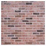 Red Noble 10.5 in. x 28 in. Textured Clay Brick Look Mesh-Mounted Mosaic Tile (26.1 sq. ft.)