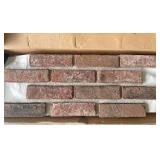 Red Noble 10.5 in. x 28 in. Textured Clay Brick Look Mesh-Mounted Mosaic Tile (26.1 sq. ft.)