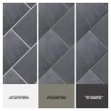 Copley Nero 12 in. x 24 in. x 10mm Matte Stone Look Porcelain Floor and Wall Tile (58.1 sq. ft.)