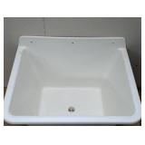 Mustee 16 Utilatub Service Sink Wall, White