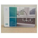 Choice 2-Handle Wall Mount Kitchen Faucet in Chrome
