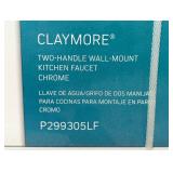 Choice 2-Handle Wall Mount Kitchen Faucet in Chrome