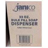Set of 2 -Janico 33 Oz. Bulk Fill Soap Dispenser