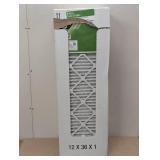 12  Pack - 12 in. x 36 in. x 1 in. Standard Pleated Air Filter FPR 5, MERV 8
