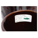 Set of 3 Rockingham Illinois Mugs Circa 1890