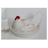 Collection of 3 Westmoreland Vintage Milk Glass Pieces