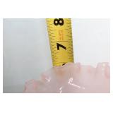 Fenton 6.5" Rose Overlay Glass Vase