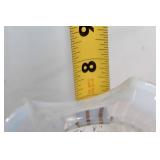 Fenton French Opalescent 8" Spiral Optic Vase