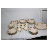 Set of Franciscan Desert Rose Dinnerware - Plates, Bowls, Cups