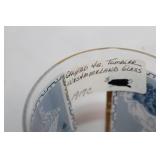 Set of 12 Vintage Westmoreland Glass Tumblers with Grecian Design