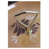 Set of 8 Red Wing Hearthstone and Hand-Painted Plates