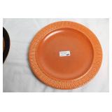 Set of 8 Red Wing Hearthstone and Hand-Painted Plates