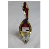 Pair of Murano Glass Duck Figurines - Vintage Collection