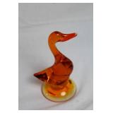 Pair of Murano Glass Duck Figurines - Vintage Collection