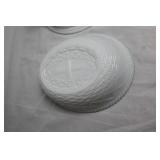 Westmoreland Glass White Milk Glass Hen on Nest Dish