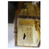 Vintage Fenton 3-Piece Console Set in Amber Glass