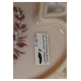 Assorted Milk Glass and Westmoreland Almond Heart Dishes