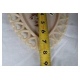 Assorted Milk Glass and Westmoreland Almond Heart Dishes