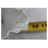 Set of Fenton Milk Glass Hobnail Vases and Bowls