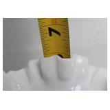 Set of Fenton Milk Glass Hobnail Vases and Bowls