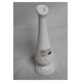 Set of Fenton Milk Glass Hobnail Vases and Bowls