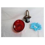 Collection of 3 Decorative Glass Pieces