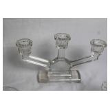 Vintage Fostoria Colony Glass Candle Holders Set