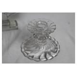 Vintage Fostoria Colony Glass Candle Holders Set