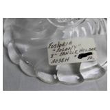 Vintage Fostoria Colony Glass Candle Holders Set