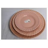 Franciscan Coronado Dinner Plates and Glass Cups Set