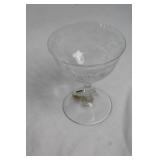 Set of 5 Fostoria Navarre Glassware - Tumblers and Sherbet