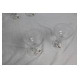 Set of 5 Fostoria Navarre Glassware - Tumblers and Sherbet