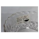 Set of 3 Antique Pressed Glass Pieces: Imperial Bowl, Covered Jar, Compote