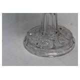 Set of 3 Antique Pressed Glass Pieces: Imperial Bowl, Covered Jar, Compote