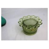 Set of 4 Glass Vases and Bowls - Assorted Designs and Colors