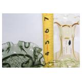 Set of 4 Glass Vases and Bowls - Assorted Designs and Colors