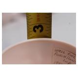 Set of 8 Shell Pink Punch Luncheon Cups - 1982W