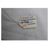 Sterling Candlestick with Glass Shade and Red Candle